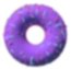 Small purple donut background shape