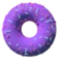 Small purple donut background shape