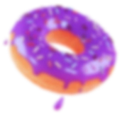 Medium donut background shape