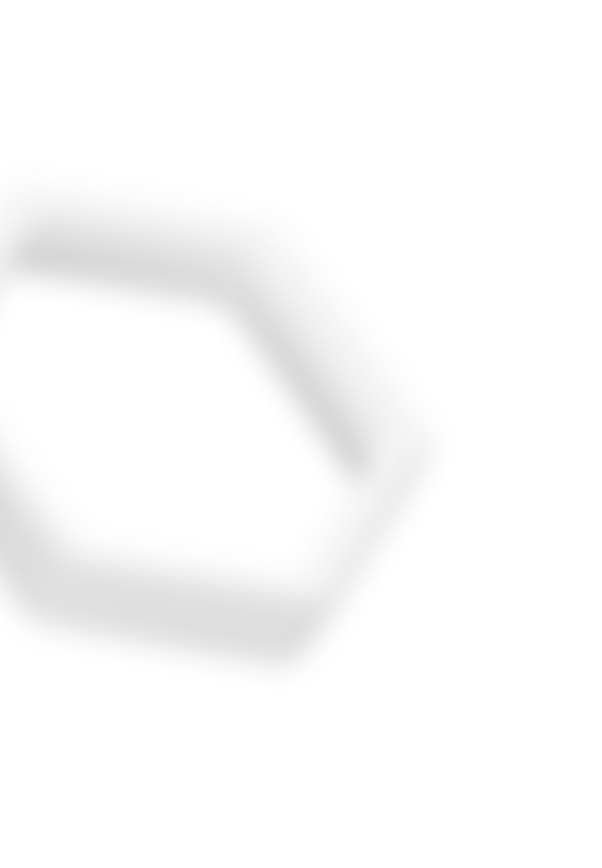 Large hexagon background shape