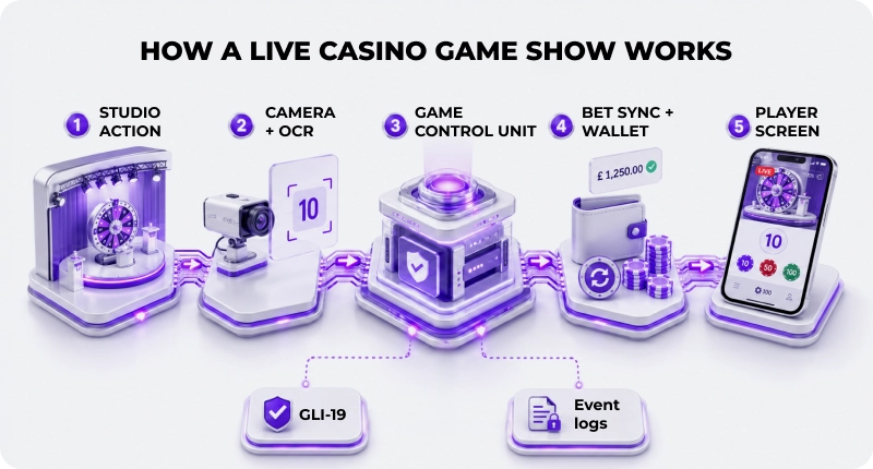 How a Live Casino Game Show Works