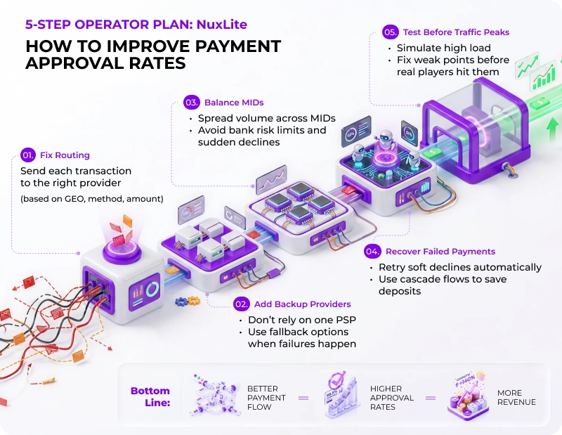 How to Improve Online Casino Payment Approval Rates